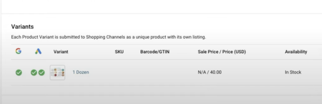 Click “Update Product” to save changes