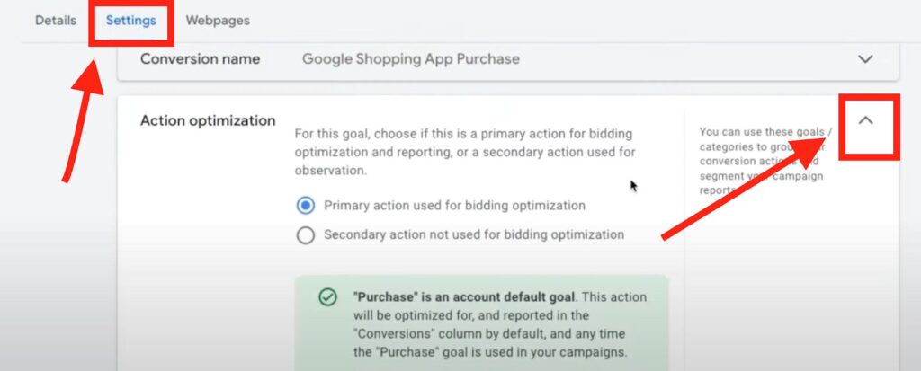 Go to the settings and click on the dropdown menu